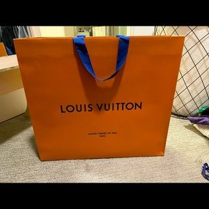 Authentic Louis Vuitton shopping bag